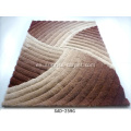 Shaggy alfombras de diseño en 3D de la seda